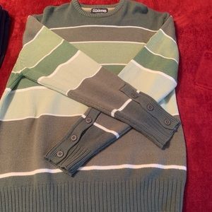 Billabong stripe sweater size XL Acrylic Wool never worn.